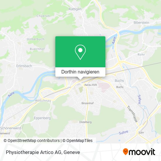 Physiotherapie Artico AG Karte