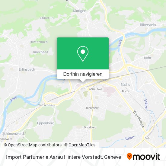 Import Parfumerie Aarau Hintere Vorstadt Karte