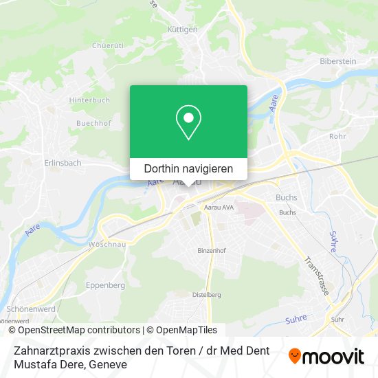 Zahnarztpraxis zwischen den Toren / dr Med Dent Mustafa Dere Karte