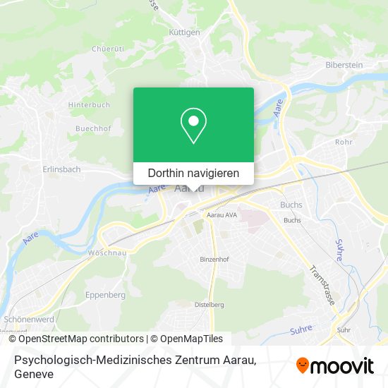 Psychologisch-Medizinisches Zentrum Aarau Karte