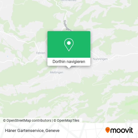 Häner Gartenservice Karte