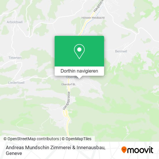 Andreas Mundschin Zimmerei & Innenausbau Karte