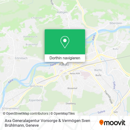 Axa Generalagentur Vorsorge & Vermögen Sven Brühlmann Karte