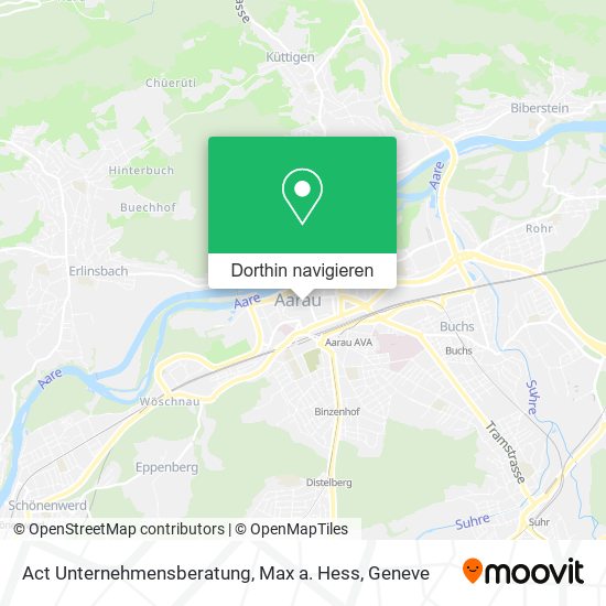 Act Unternehmensberatung, Max a. Hess Karte