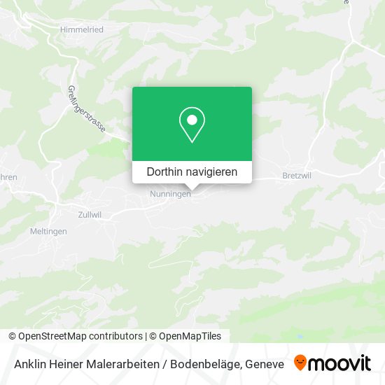 Anklin Heiner Malerarbeiten / Bodenbeläge Karte