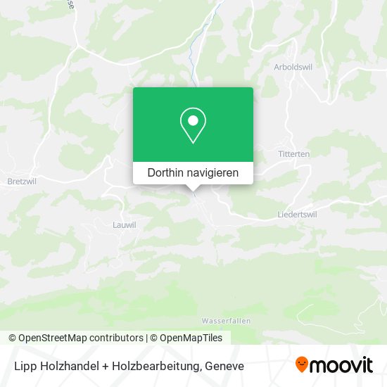Lipp Holzhandel + Holzbearbeitung Karte