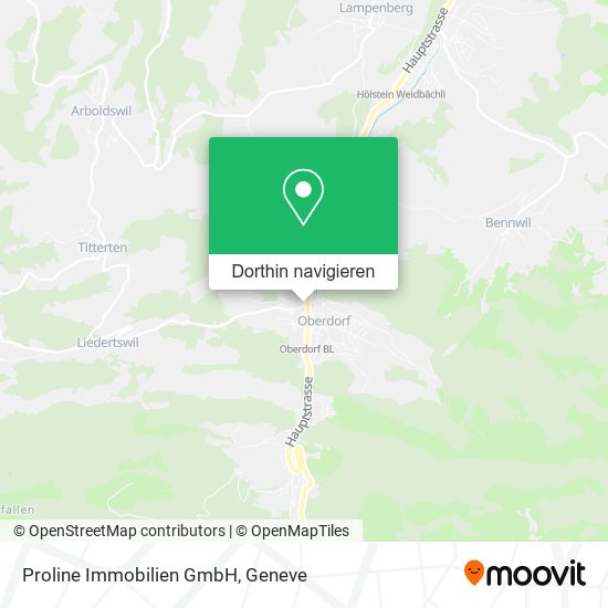 Proline Immobilien GmbH Karte