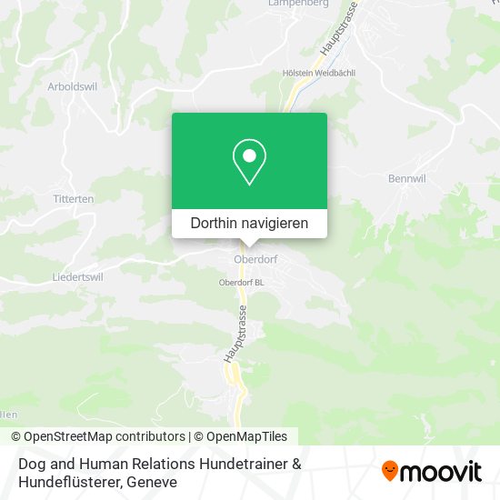 Dog and Human Relations Hundetrainer & Hundeflüsterer Karte