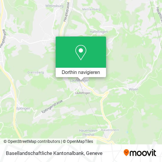 Basellandschaftliche Kantonalbank Karte