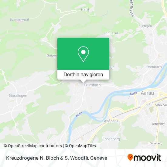 Kreuzdrogerie N. Bloch & S. Woodtli Karte
