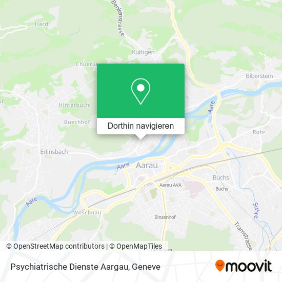 Psychiatrische Dienste Aargau Karte