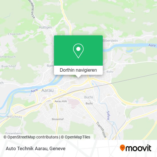 Auto Technik Aarau Karte