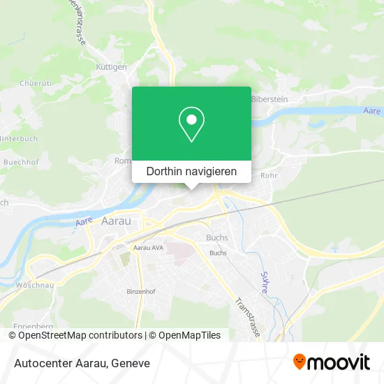 Autocenter Aarau Karte