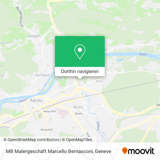 MB Malergeschäft Marcello Bernasconi Karte