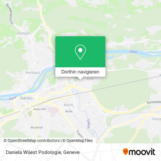 Daniela Wüest Podologie Karte