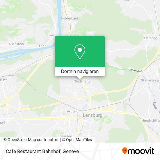 Cafe Restaurant Bahnhof Karte
