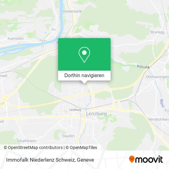 Immofalk Niederlenz Schweiz Karte