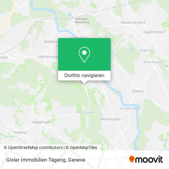 Gisler Immobilien Tägerig Karte