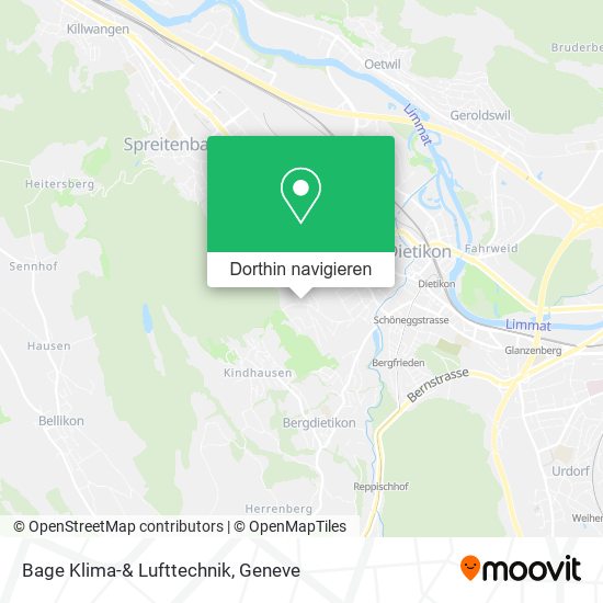 Bage Klima-& Lufttechnik Karte