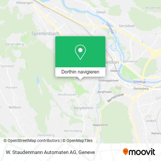 W. Staudenmann Automaten AG Karte