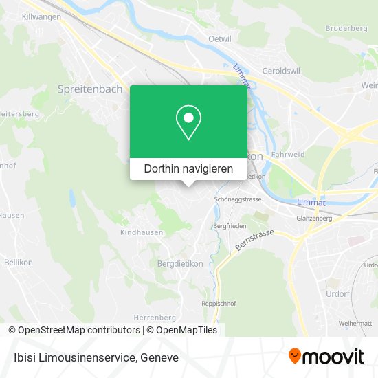 Ibisi Limousinenservice Karte