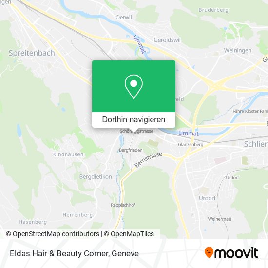 Eldas Hair & Beauty Corner Karte