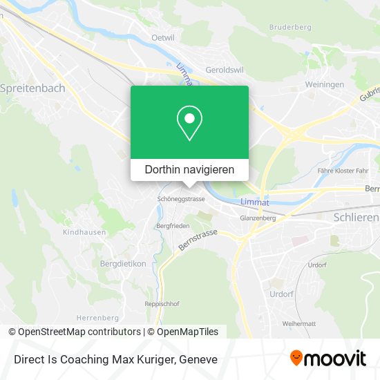 Direct Is Coaching Max Kuriger Karte