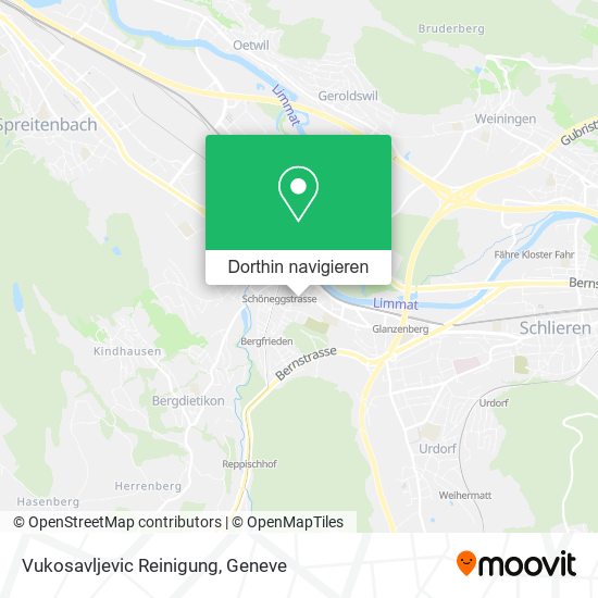 Vukosavljevic Reinigung Karte
