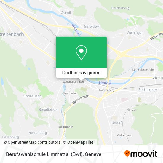 Berufswahlschule Limmattal (Bwl) Karte