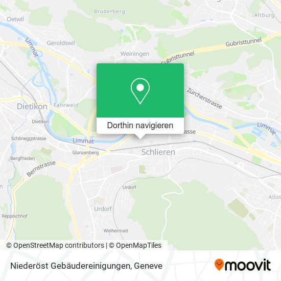 Niederöst Gebäudereinigungen Karte