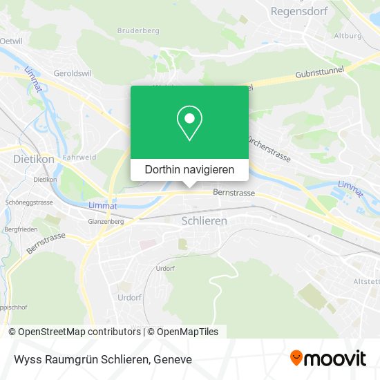 Wyss Raumgrün Schlieren Karte
