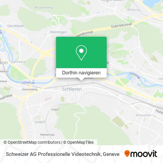 Schweizer AG Professionelle Videotechnik Karte
