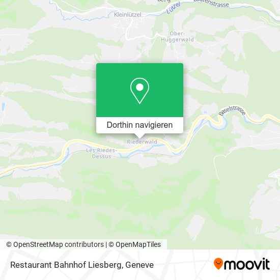 Restaurant Bahnhof Liesberg Karte