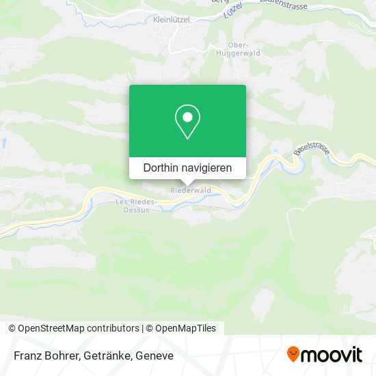 Franz Bohrer, Getränke Karte