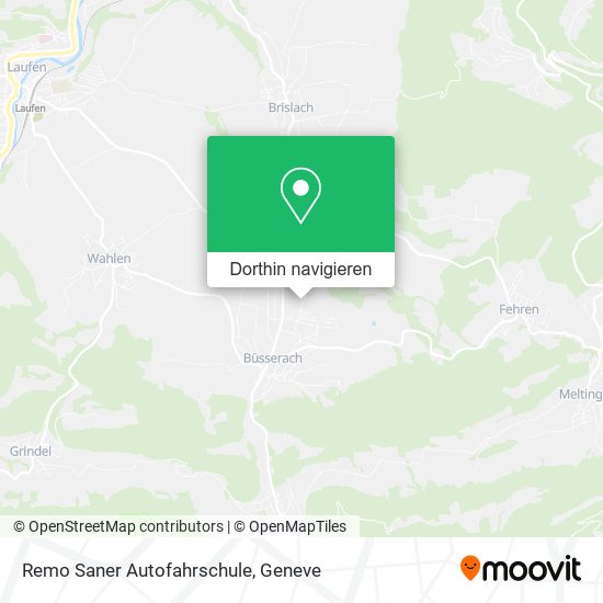 Remo Saner Autofahrschule Karte