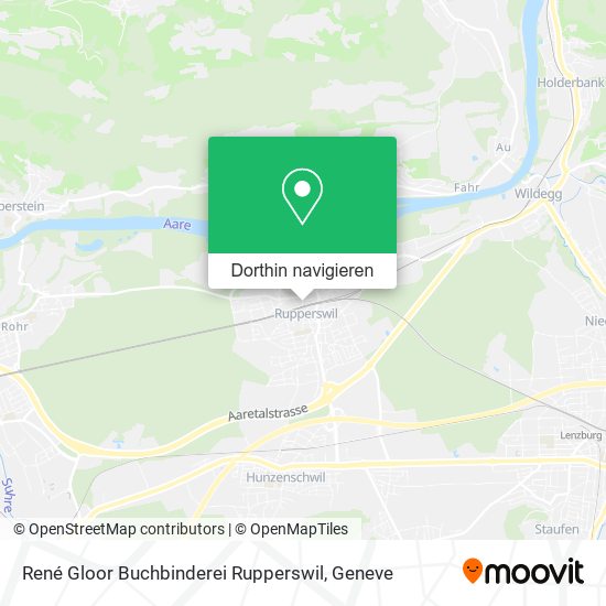 René Gloor Buchbinderei Rupperswil Karte