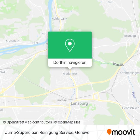 Juma-Superclean Reinigung Service Karte