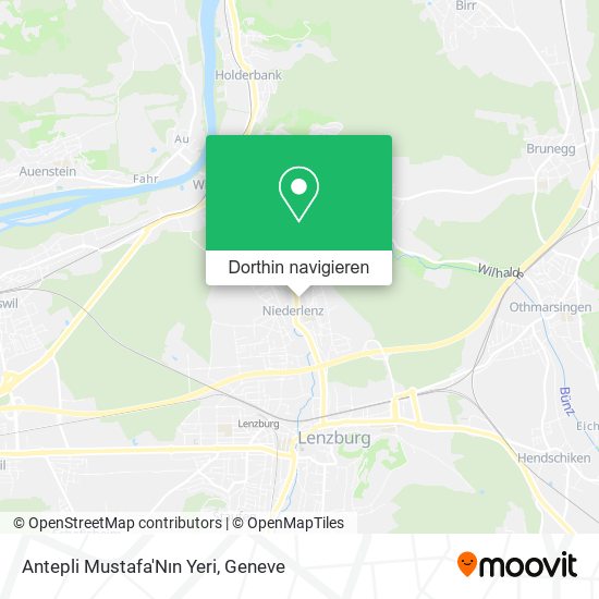 Antepli Mustafa'Nın Yeri Karte