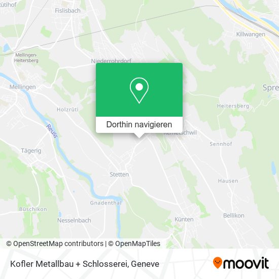 Kofler Metallbau + Schlosserei Karte