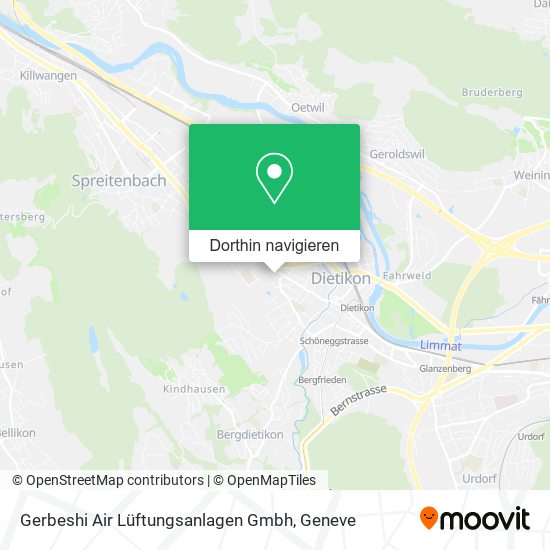 Gerbeshi Air Lüftungsanlagen Gmbh Karte