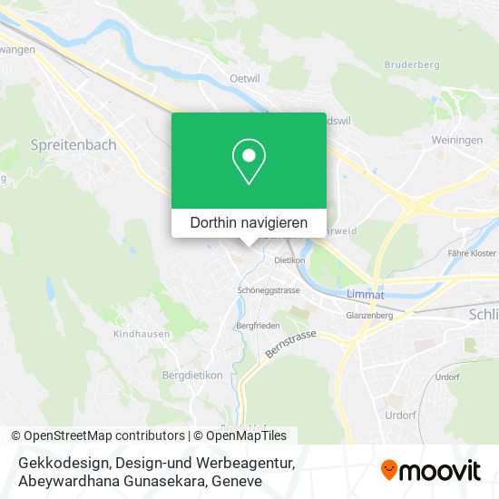 Gekkodesign, Design-und Werbeagentur, Abeywardhana Gunasekara Karte