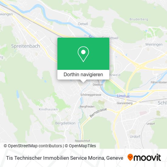 Tis Technischer Immobilien Service Morina Karte