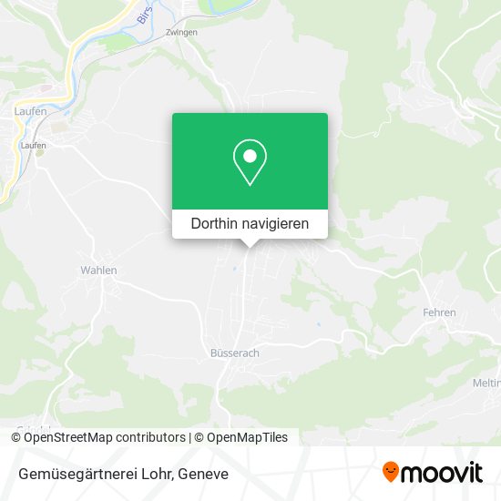 Gemüsegärtnerei Lohr Karte