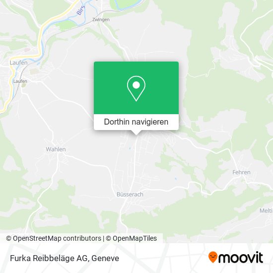 Furka Reibbeläge AG Karte
