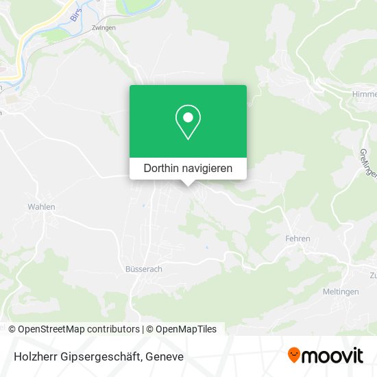 Holzherr Gipsergeschäft Karte