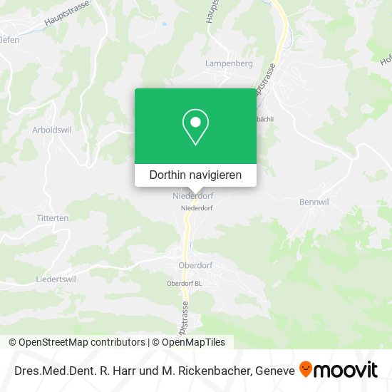 Dres.Med.Dent. R. Harr und M. Rickenbacher Karte