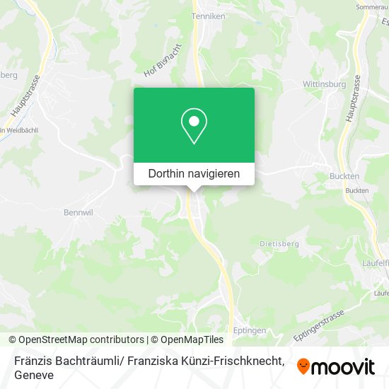 Fränzis Bachträumli/ Franziska Künzi-Frischknecht Karte