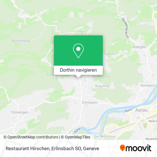 Restaurant Hirschen, Erlinsbach SO Karte