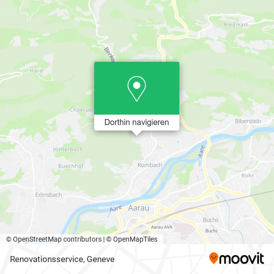 Renovationsservice Karte