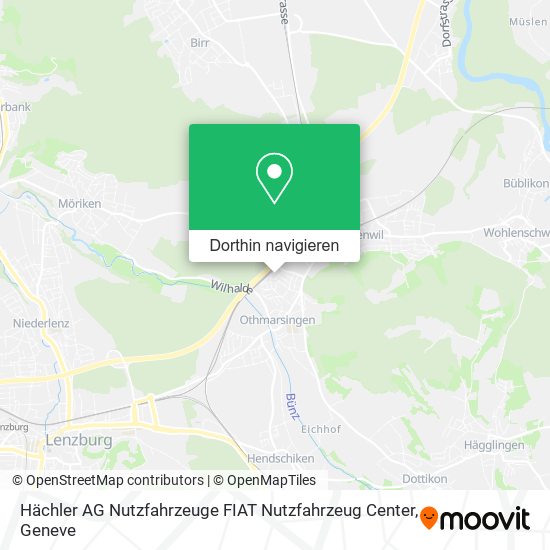 Hächler AG Nutzfahrzeuge FIAT Nutzfahrzeug Center Karte